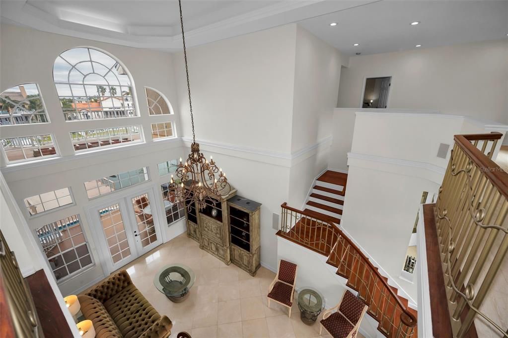 Chandelier, Interior, Recessed Lighting