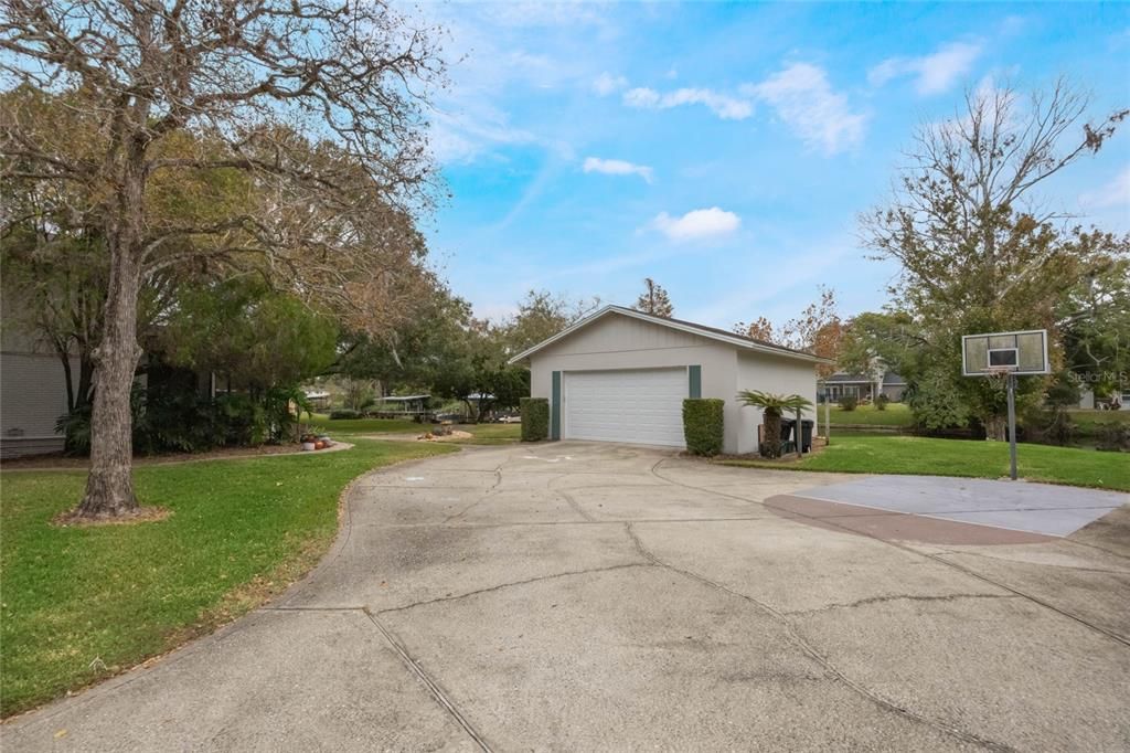 Backyard, Detached Garage, Exterior