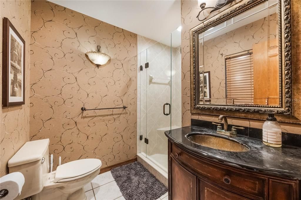 Bathroom, Glass Shower, Interior