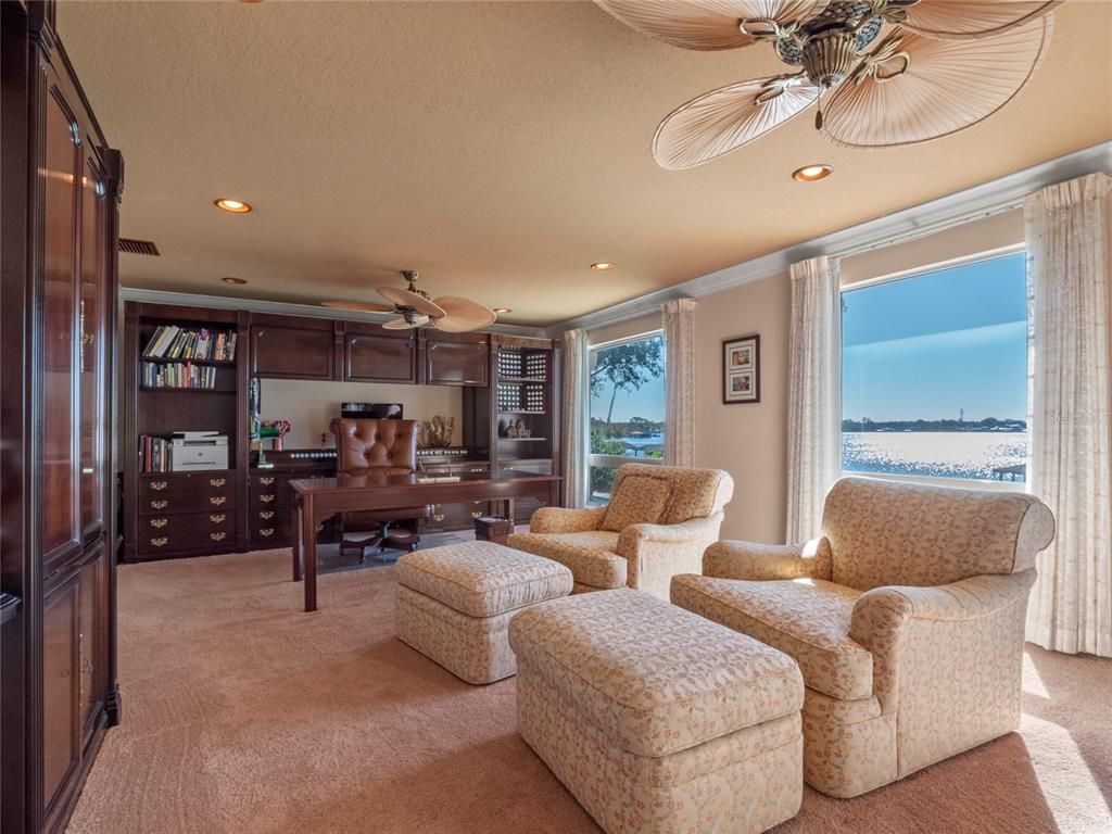 Home Office, Interior, Recessed Lighting