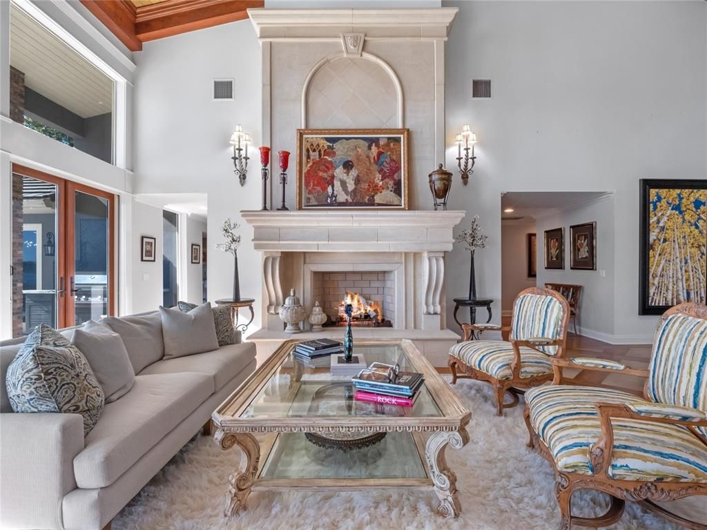 Fireplace, Interior, Living room