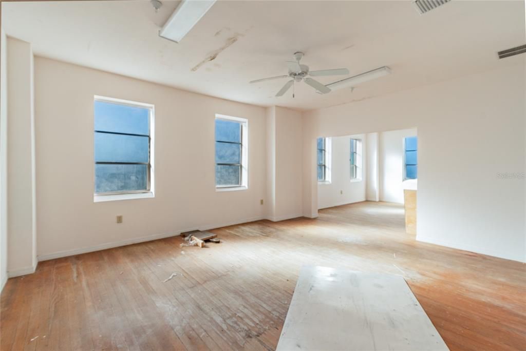 Empty room, Interior, Wood Texture Flooring