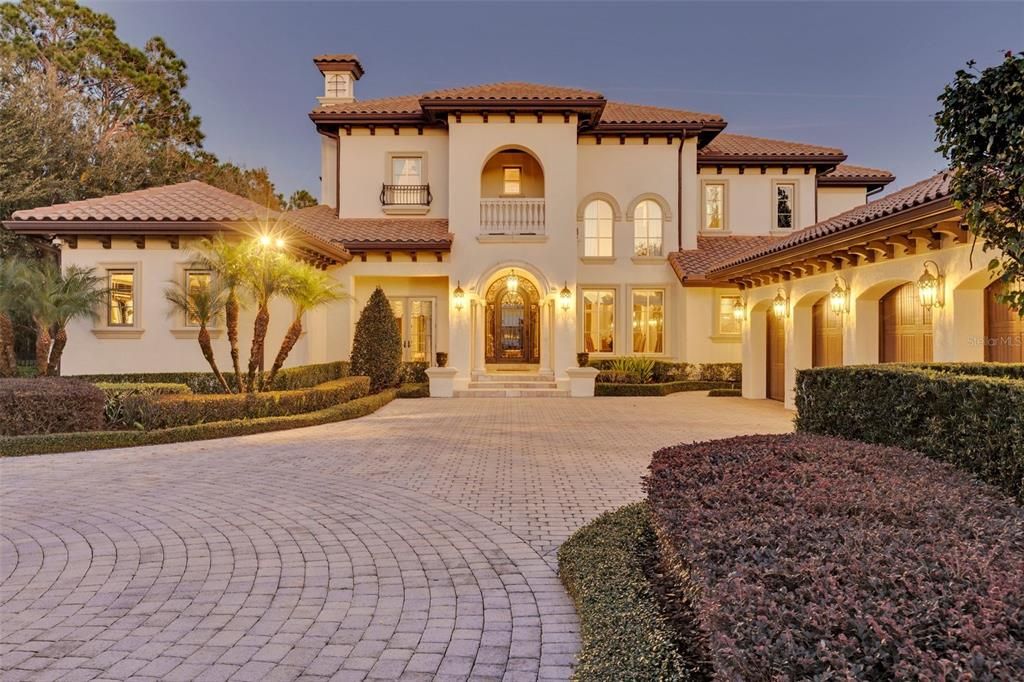 Backyard, Exterior, Facade, Mediterranean