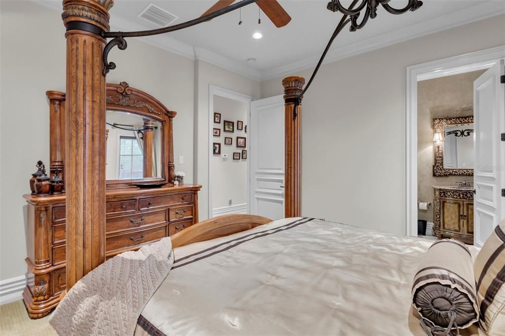 Bedroom, Interior, Recessed Lighting