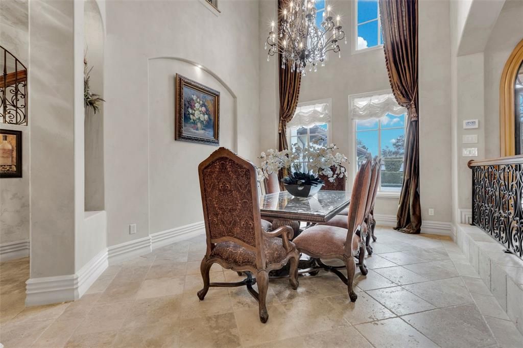 Chandelier, Dining room, Interior