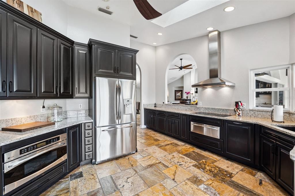 Interior, Kitchen, Recessed Lighting, Stainless Steel Appliances