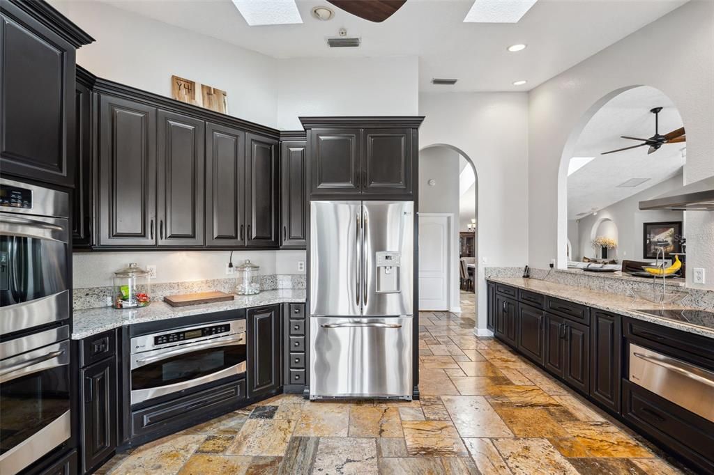 Interior, Kitchen, Recessed Lighting, Stainless Steel Appliances
