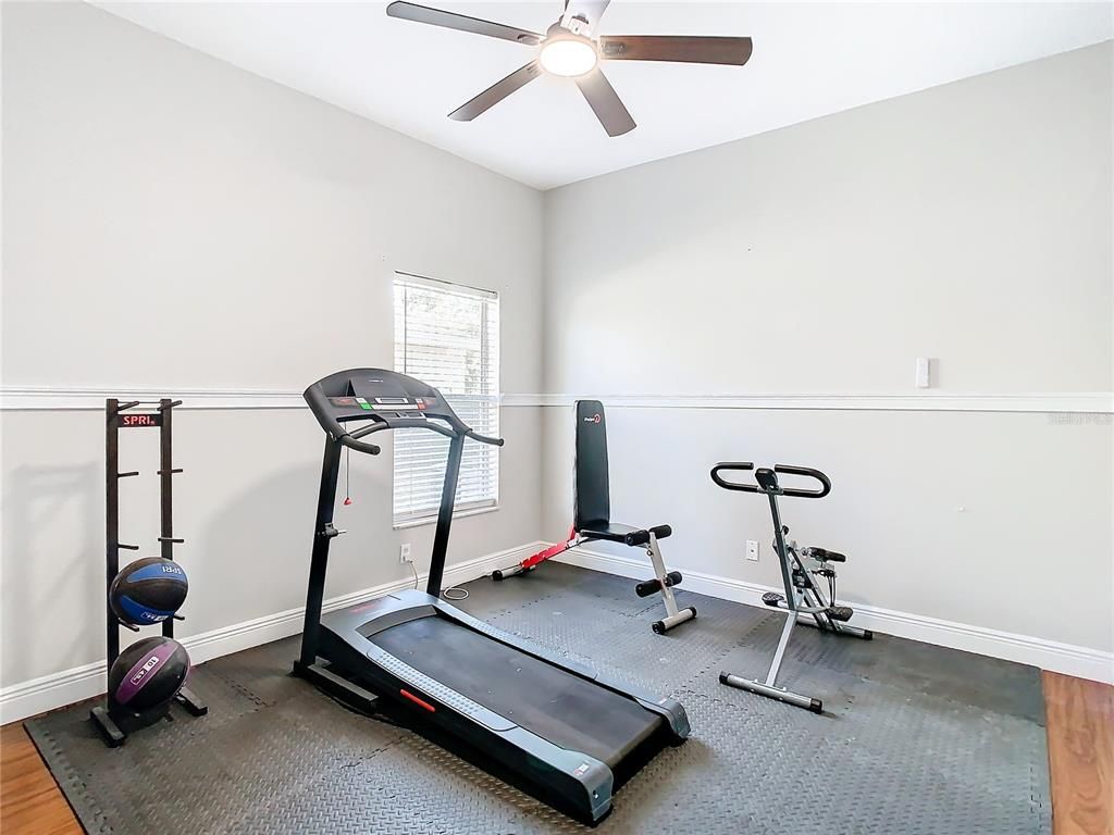 Fitness Equipment, Interior, Wood Texture Flooring