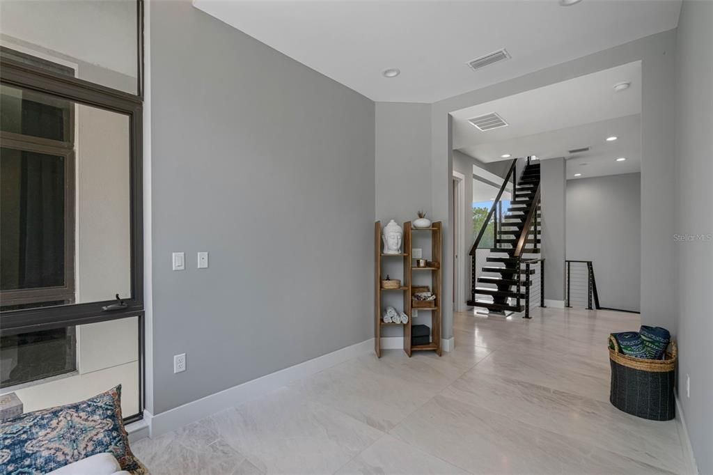 Interior, Marble, Recessed Lighting