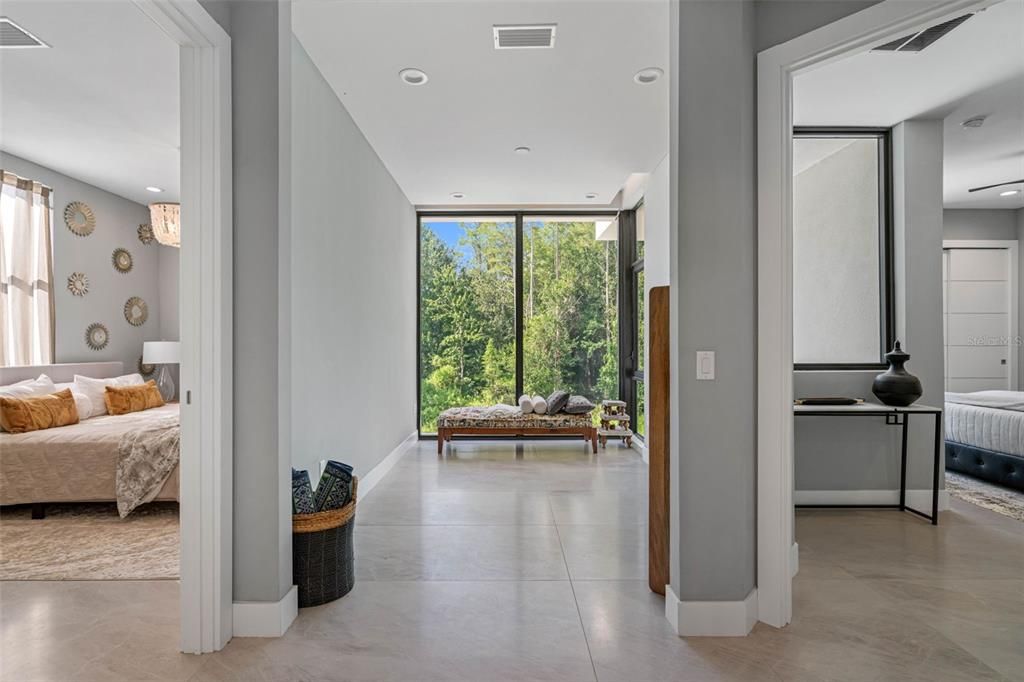 Bedroom, Interior, Recessed Lighting