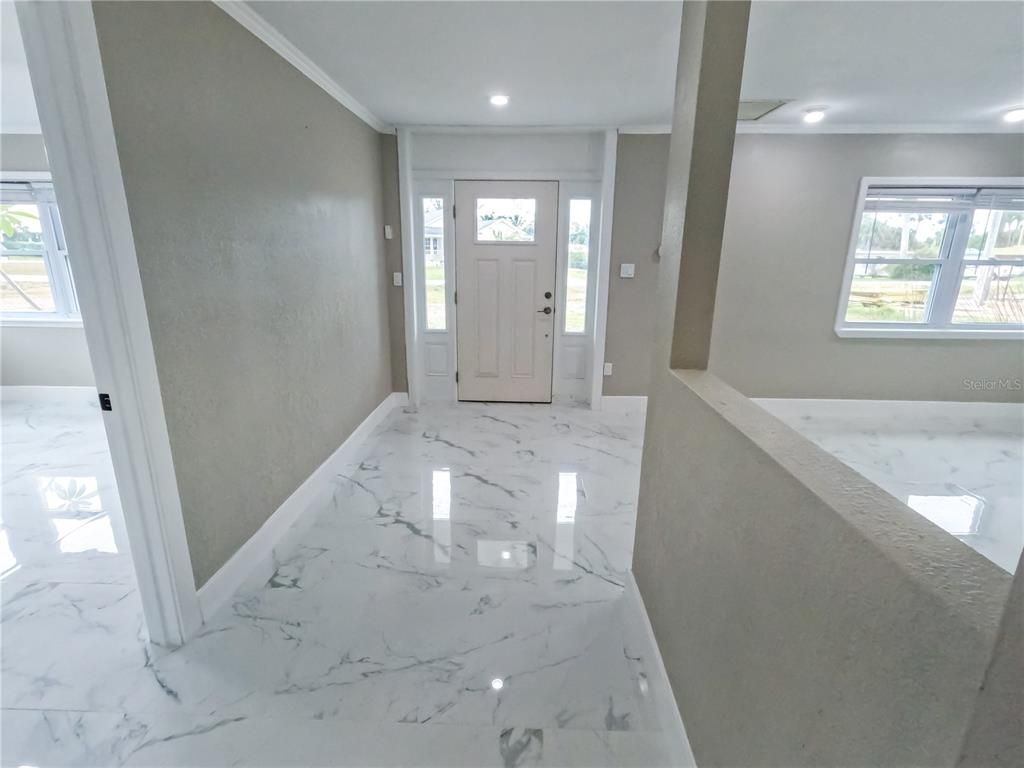 Interior, Marble, Recessed Lighting