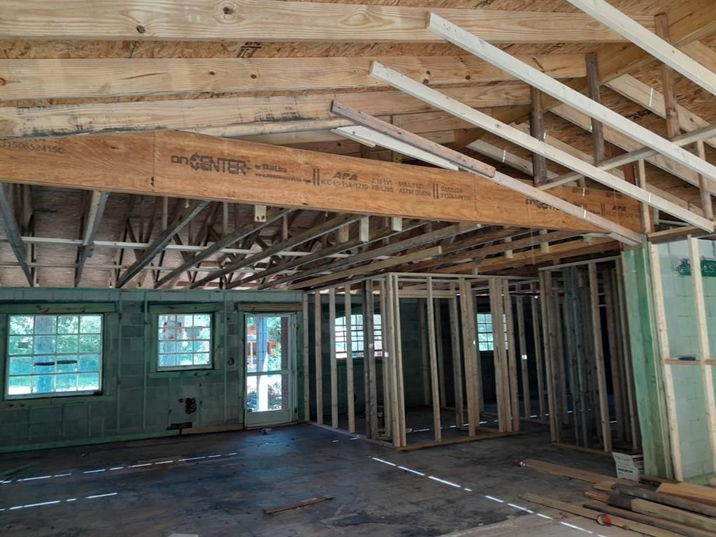 Interior, Wooden Beams
