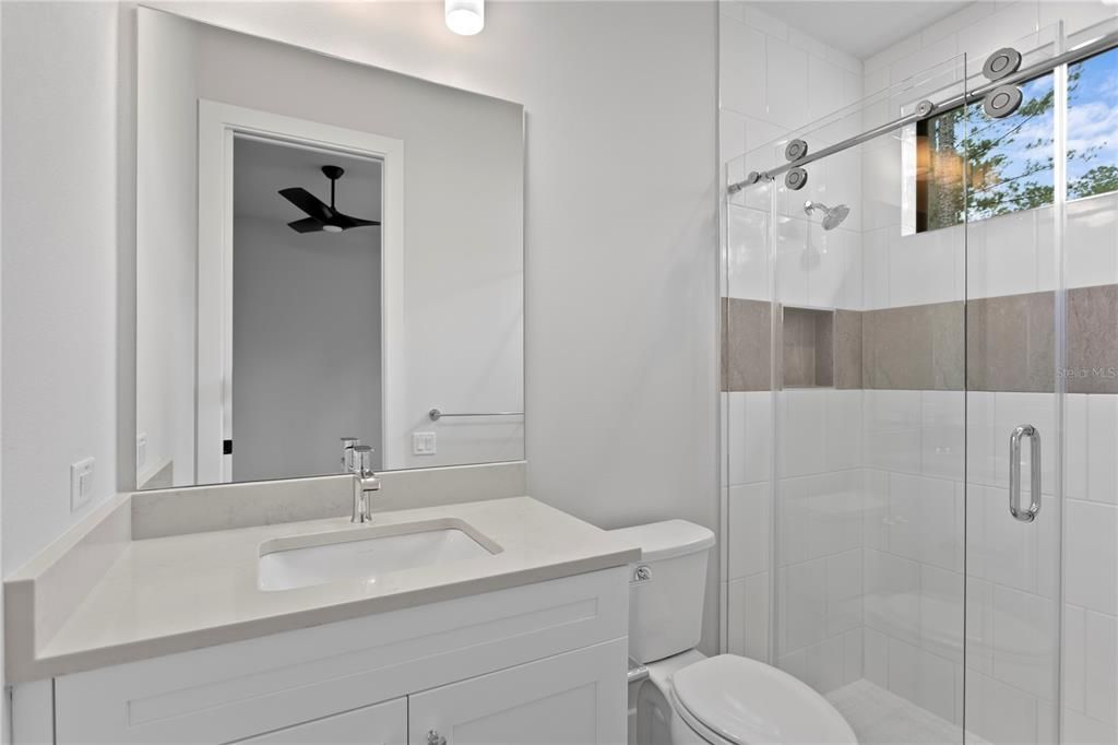 Bathroom, Glass Shower, Interior