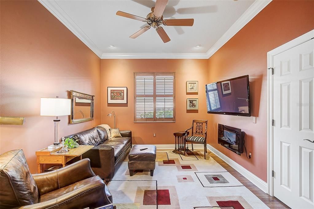 Interior, Living room, Recessed Lighting