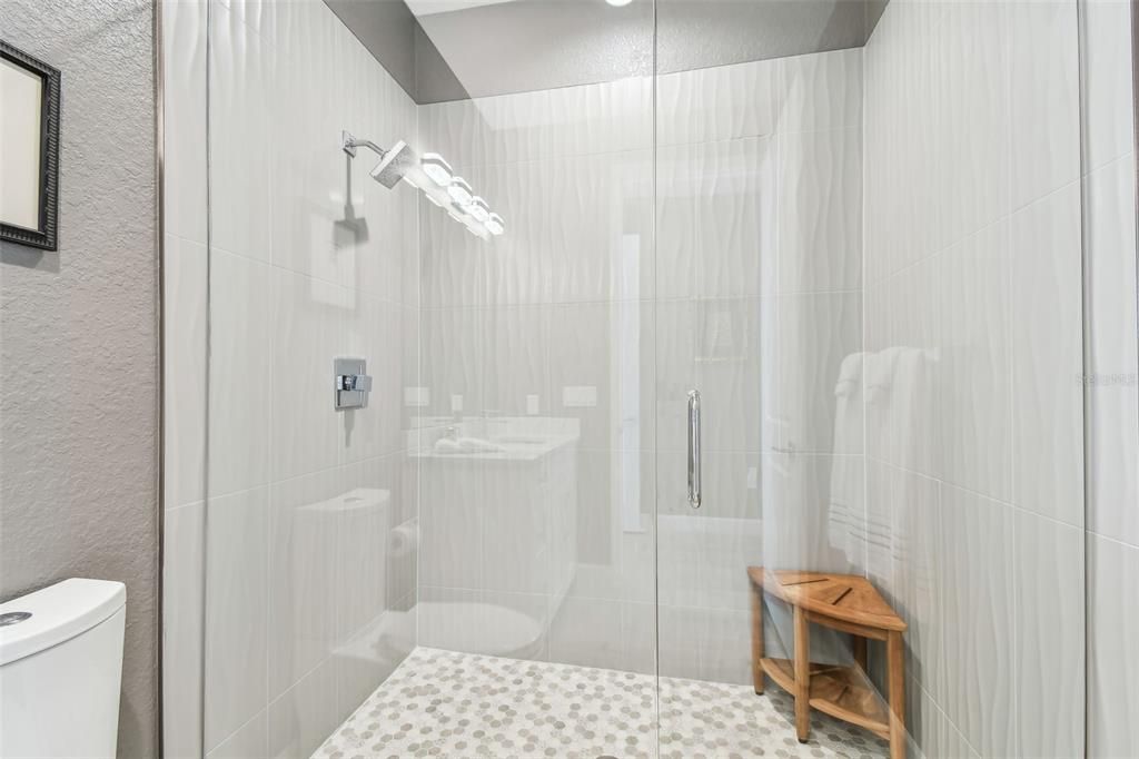 Bathroom, Glass Shower, Interior