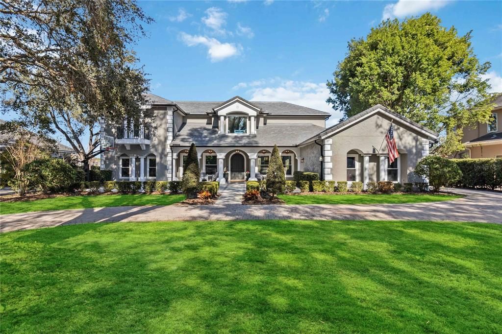 Backyard, Exterior, Facade, French Provincial