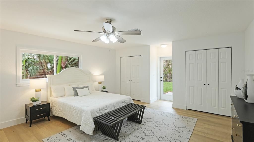 Bedroom, Interior, Wood Texture Flooring