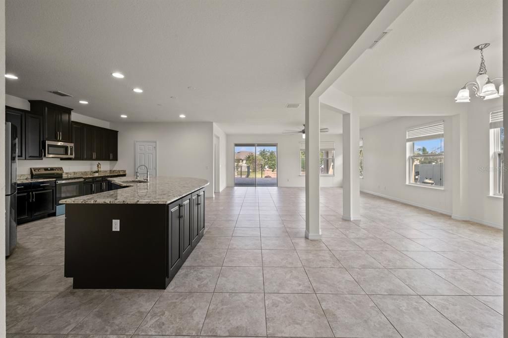 Interior, Kitchen, Pendant Lights, Recessed Lighting
