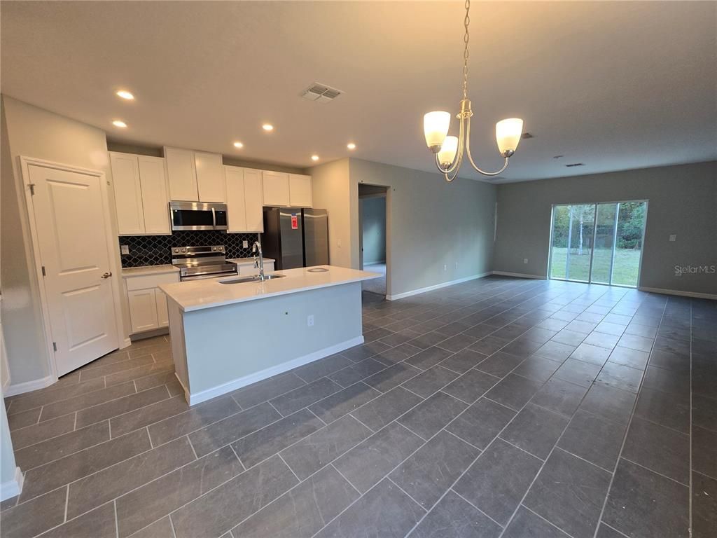 Interior, Kitchen, Pendant Lights, Recessed Lighting