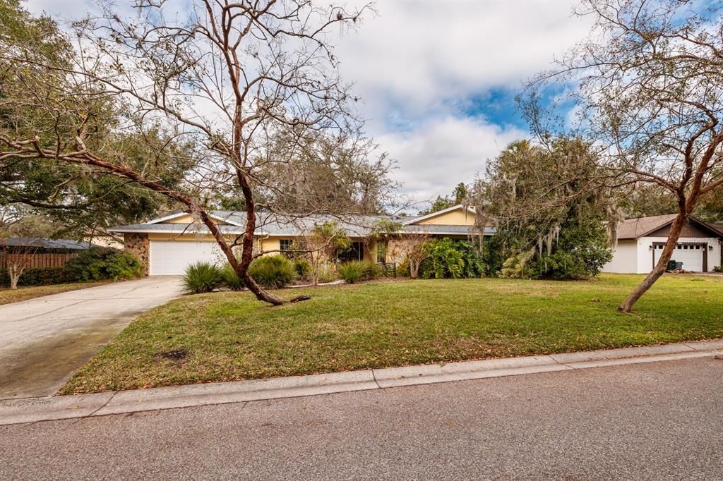 Attached, Backyard, Detached Garage, Exterior, Facade, Ranch