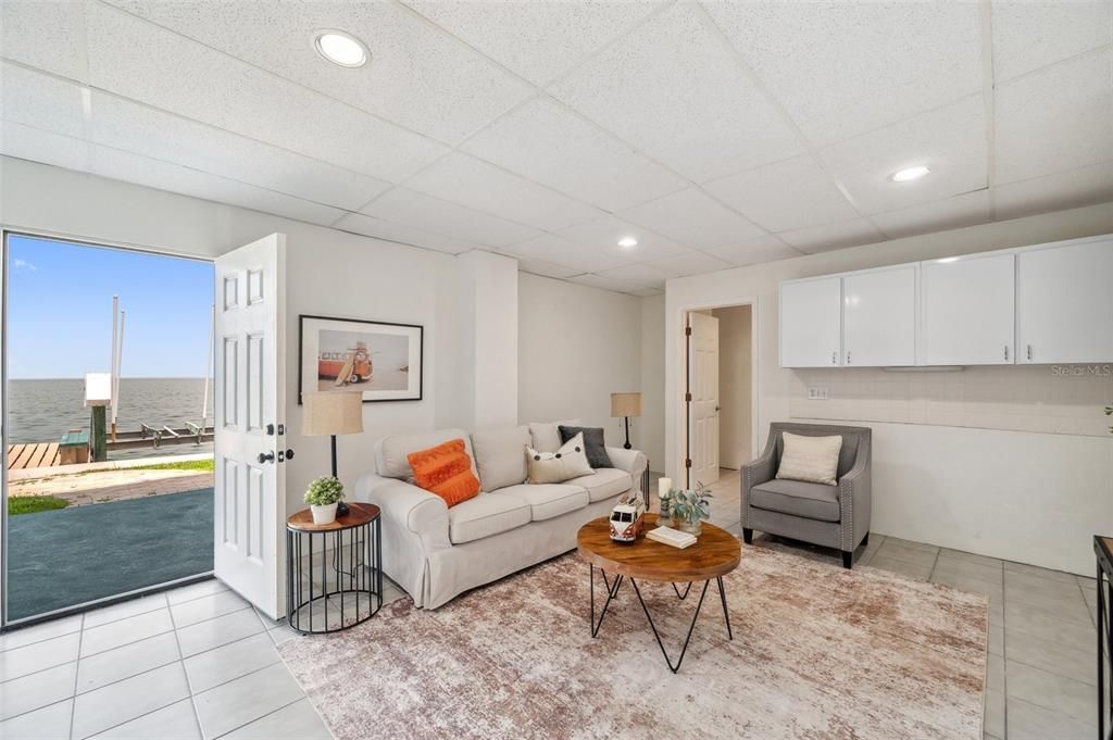 Interior, Living room, Recessed Lighting, Water