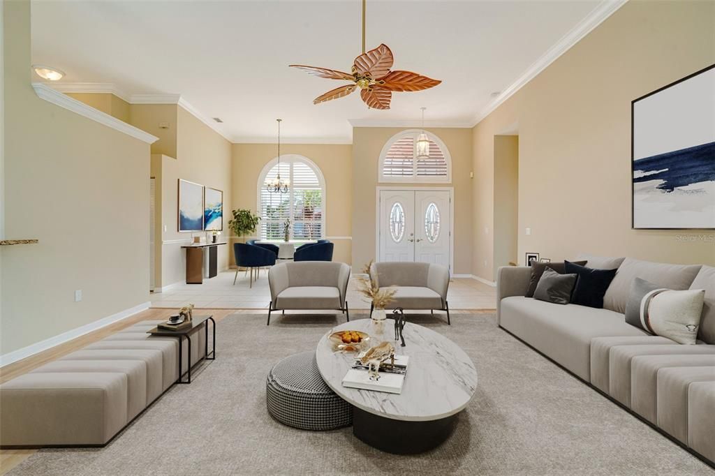 Dining room, Interior, Living room, Pendant Lights