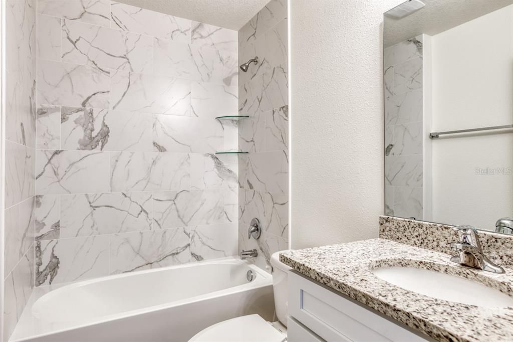 Bathroom, Interior, Marble Walls