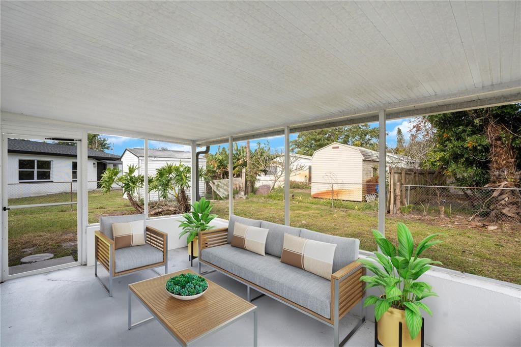 Backyard, Exterior