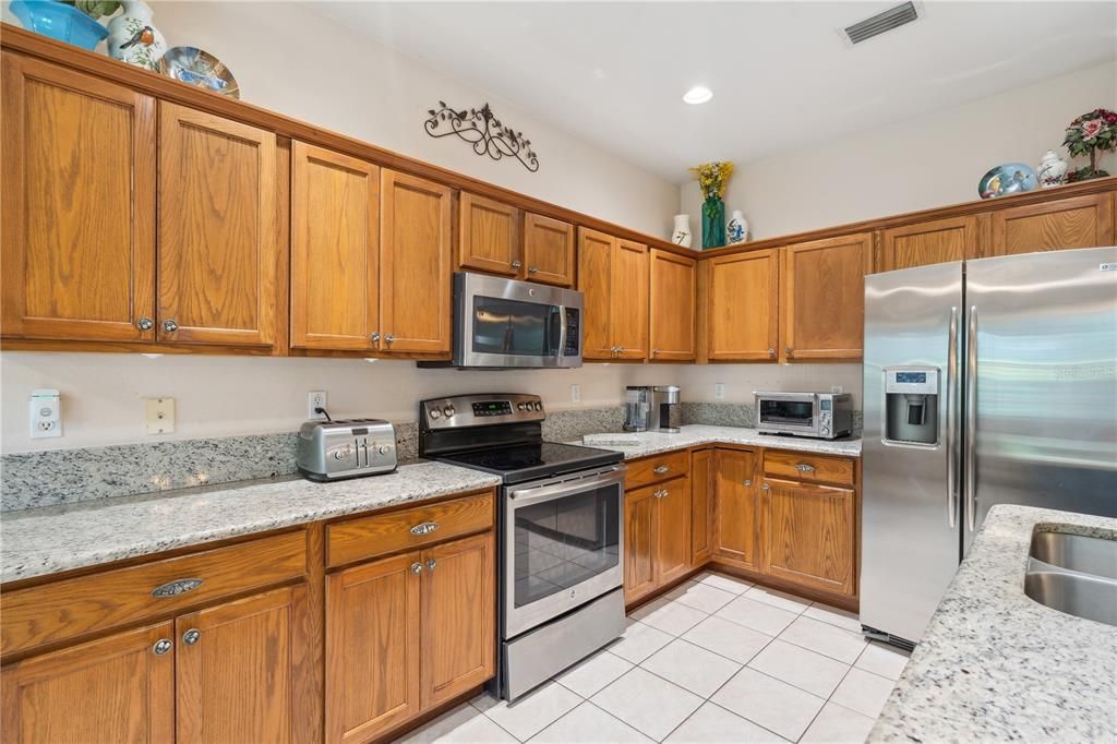 Interior, Kitchen, Recessed Lighting, Stainless Steel Appliances