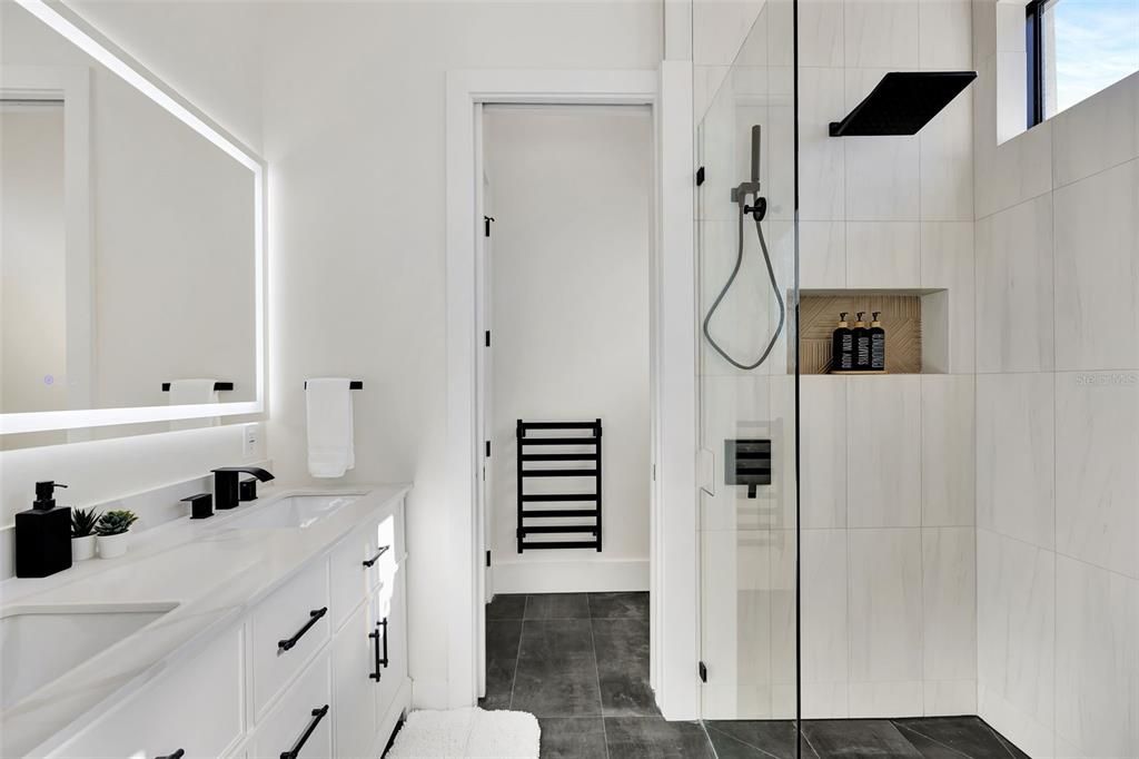Bathroom, Glass Shower, Interior
