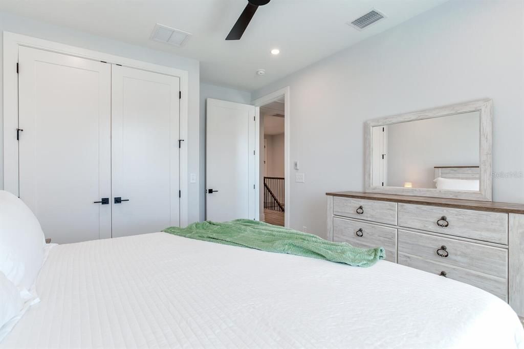 Bedroom, Interior, Recessed Lighting