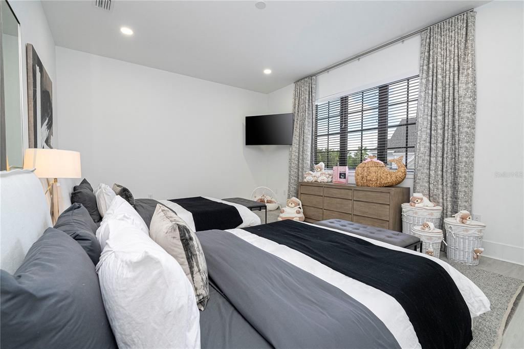 Bedroom, Interior, Recessed Lighting