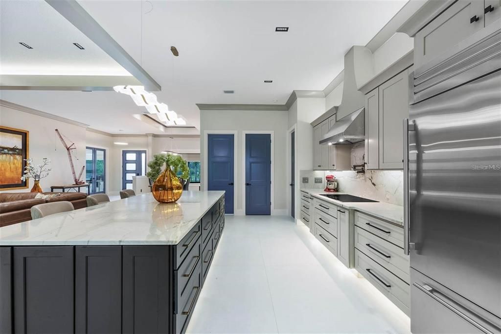 Interior, Kitchen, Recessed Lighting, Stainless Steel Appliances
