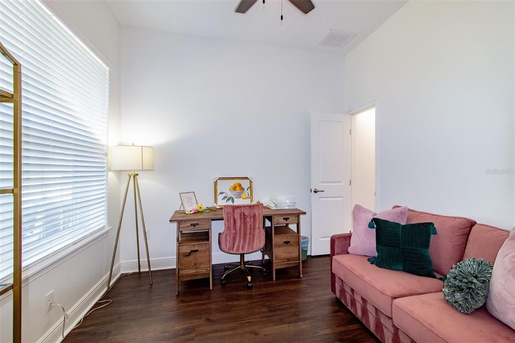 Home Office, Interior, Wood Texture Flooring