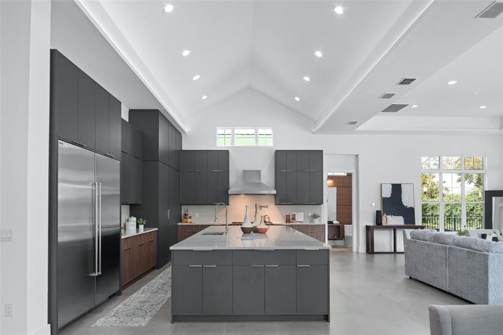 Interior, Kitchen, Recessed Lighting, Stainless Steel Appliances