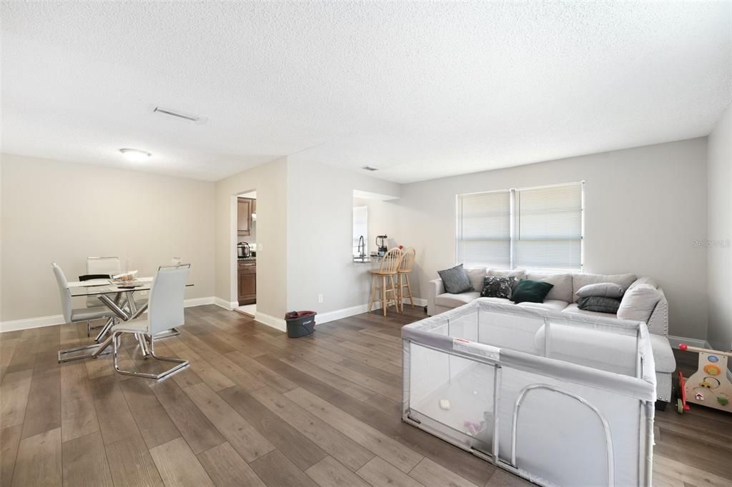 Dining room, Interior, Living room, Wood Texture Flooring