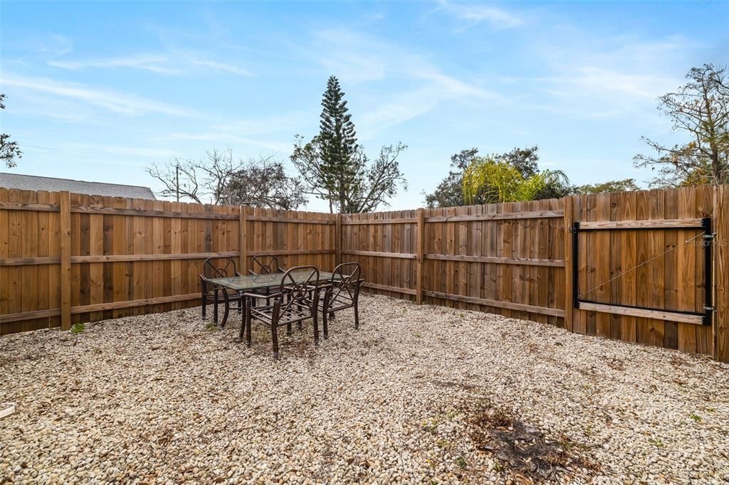 Backyard, Exterior