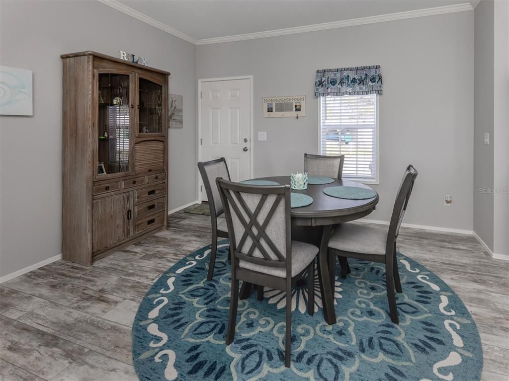 Dining room, Interior, Wood Texture Flooring