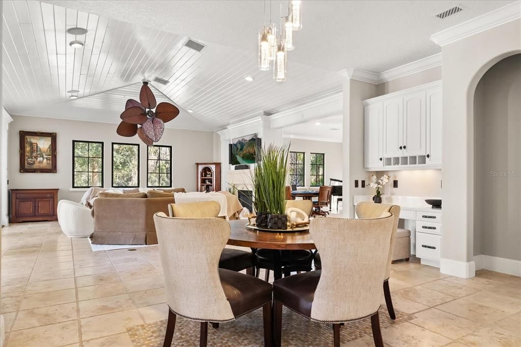 Dining room, Interior, Kitchen, Living room, Pendant Lights, Recessed Lighting