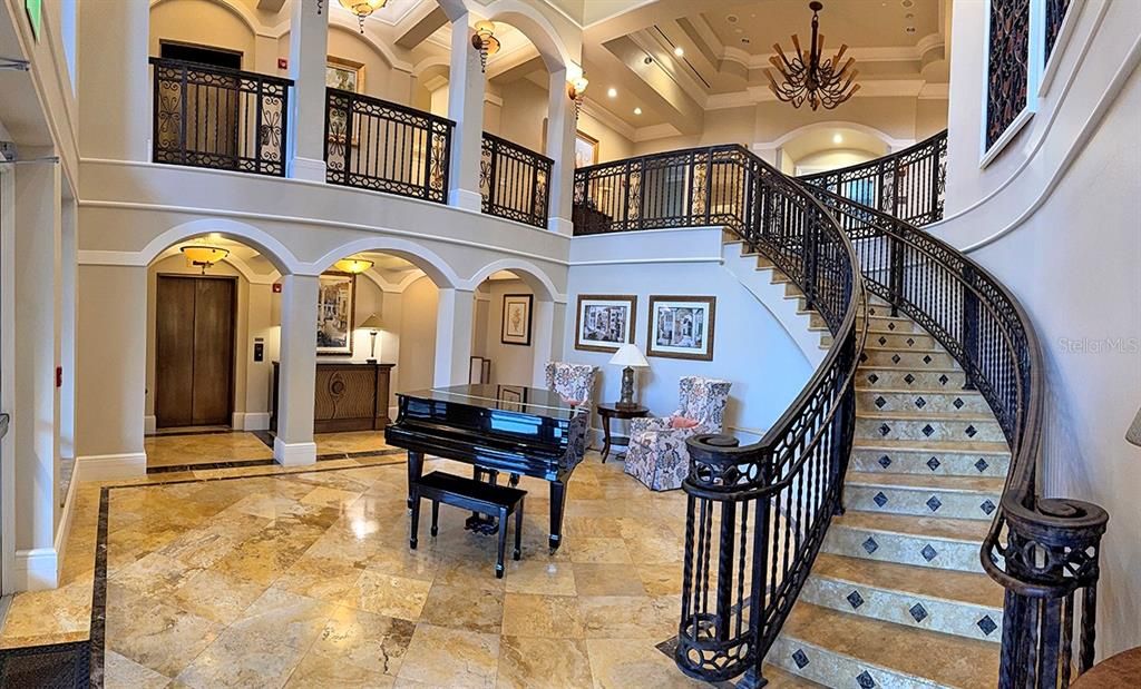 Interior, Piano, Recessed Lighting