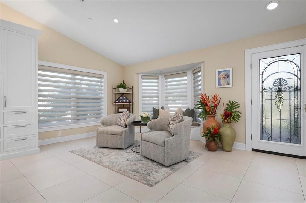 Interior, Living room, Recessed Lighting