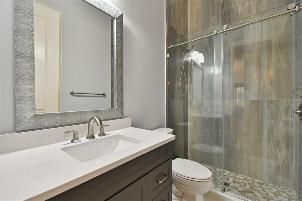 Bathroom, Glass Shower, Interior
