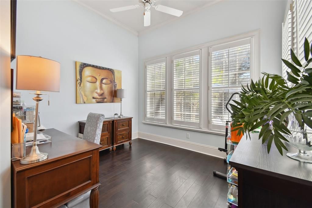 Home Office, Interior, Wood Texture Flooring