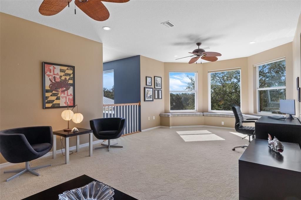 Home Office, Interior, Recessed Lighting