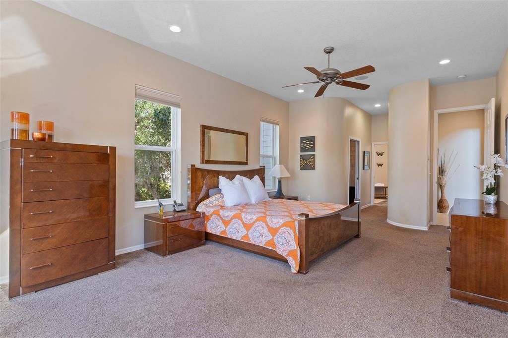 Bedroom, Interior, Recessed Lighting