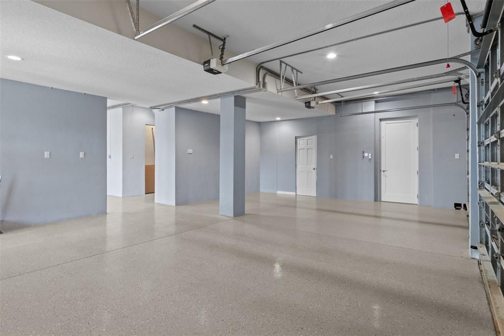 Garage, Interior, Recessed Lighting