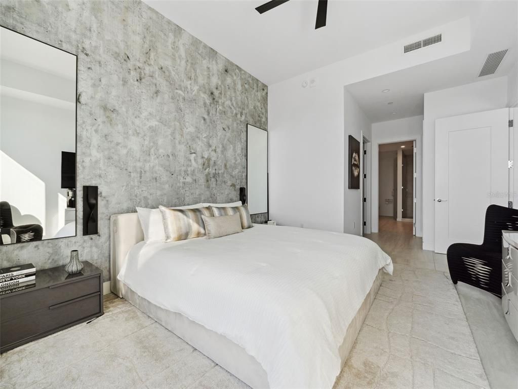 Bedroom, Interior, Recessed Lighting