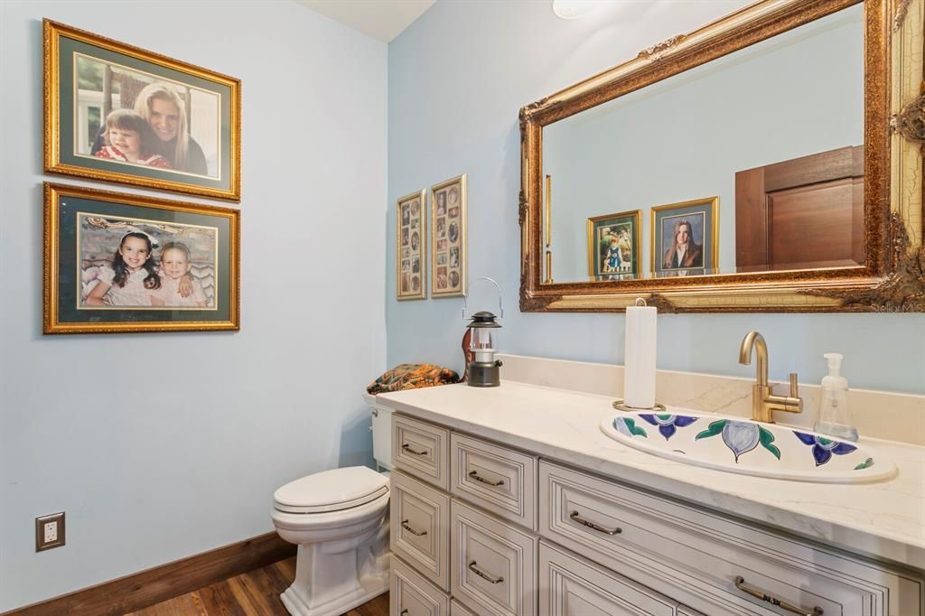 Bathroom, Interior, Wood Texture Flooring