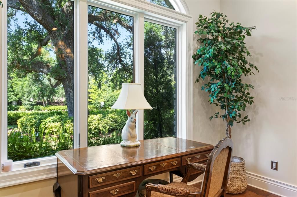 Home Office, Interior, Wood Texture Flooring