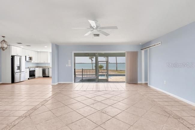 Interior, Kitchen, Recessed Lighting, Stainless Steel Appliances, Water